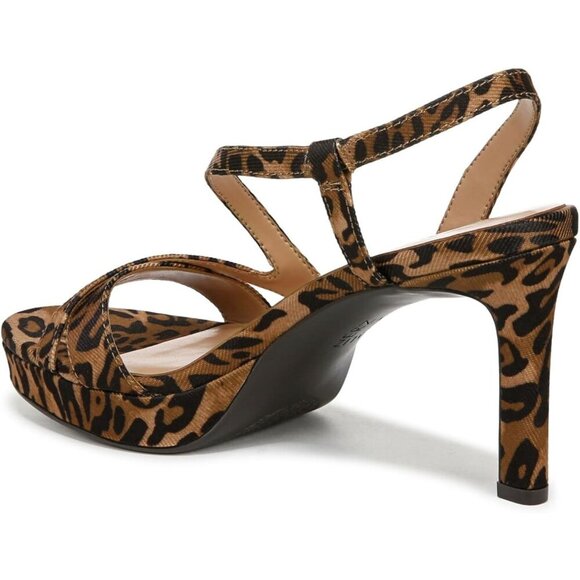 Naturalizer Women Cheetah Print Polyurethane Rounded Open Toes Platform Shoes - Picture 3 of 10